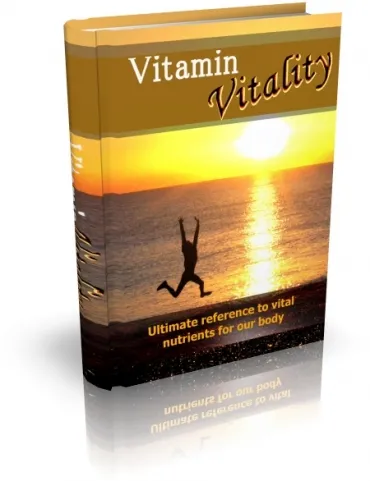 eCover representing Vitamin Vitality eBooks & Reports with Master Resell Rights