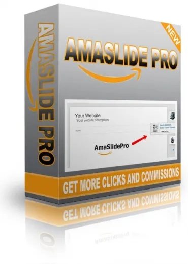 eCover representing AmaSlide Pro WordPress Plugin  with Personal Use Rights