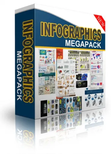 eCover representing InfoGraphic Mega Pack  with Personal Use Rights