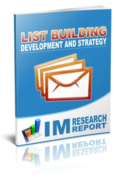 eCover representing List Building – Development And Strategy eBooks & Reports with Master Resell Rights