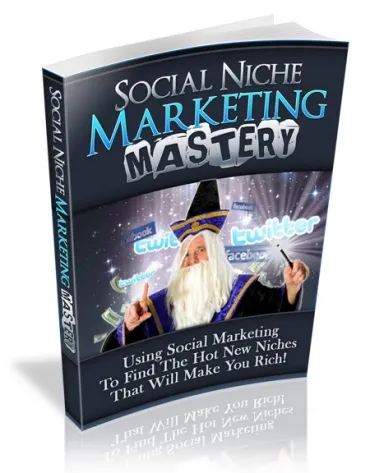 eCover representing Social Niche Marketing Mastery eBooks & Reports with Master Resell Rights