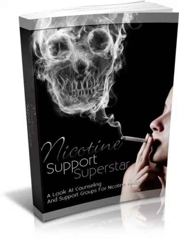 eCover representing Nicotine Support Superstar eBooks & Reports with Master Resell Rights