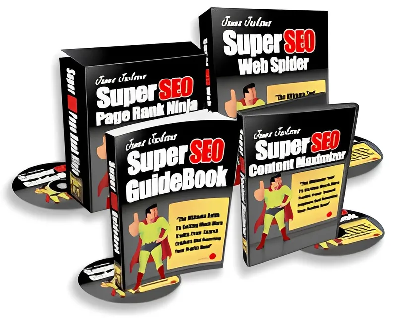 eCover representing Super SEO Guidebook eBooks & Reports with Master Resell Rights