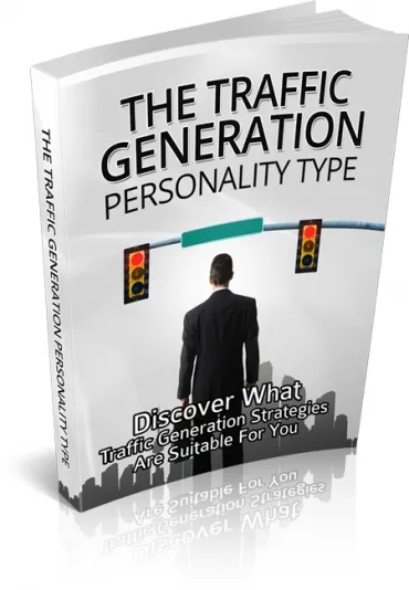 eCover representing The Traffic Generation Personality Type eBooks & Reports with Master Resell Rights