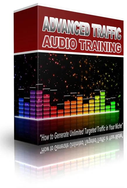 eCover representing Advanced Targeted Traffic Training Audio & Music with Master Resell Rights