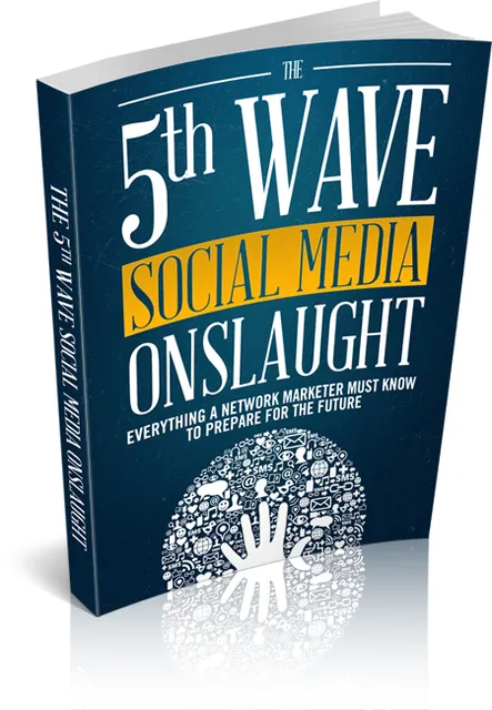 eCover representing The 5th Wave Social Media Onslaught eBooks & Reports with Master Resell Rights