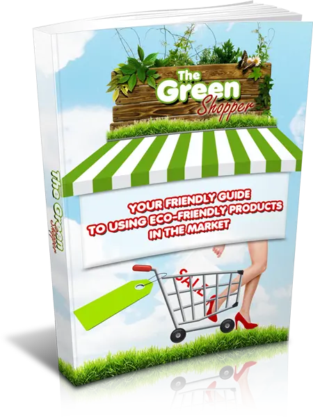 eCover representing The Green Shopper eBooks & Reports with Master Resell Rights
