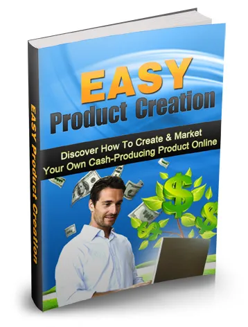 eCover representing Easy Product Creation eBooks & Reports with Master Resell Rights