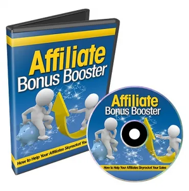 eCover representing Affiliate Bonus Booster Videos, Tutorials & Courses with Master Resell Rights