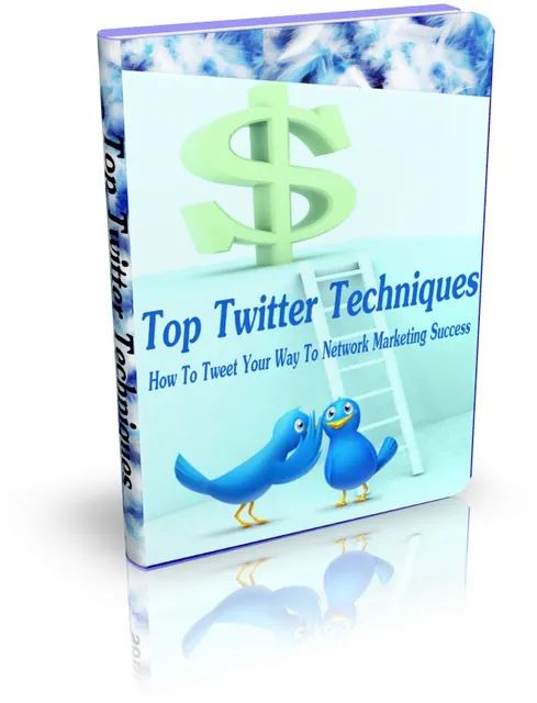 eCover representing Top Twitter Techniques eBooks & Reports with Master Resell Rights