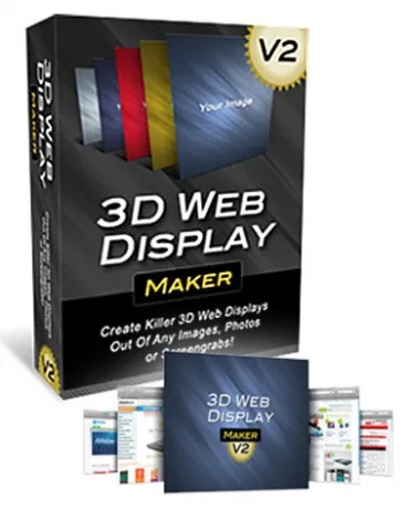 eCover representing 3D Web Display Maker V2  with Personal Use Rights