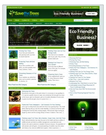 eCover representing Trees Niche Blog  with Private Label Rights