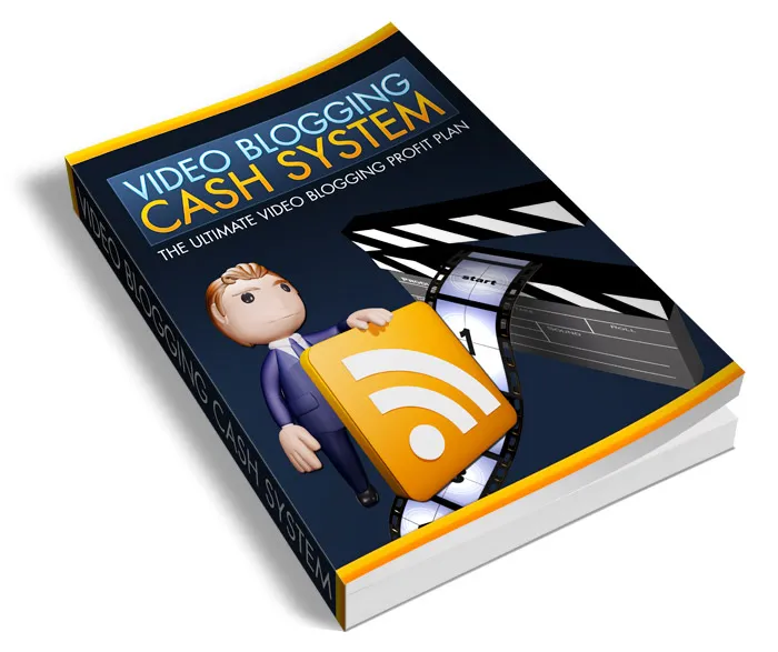 eCover representing Video Blogging Cash System eBooks & Reports with Master Resell Rights