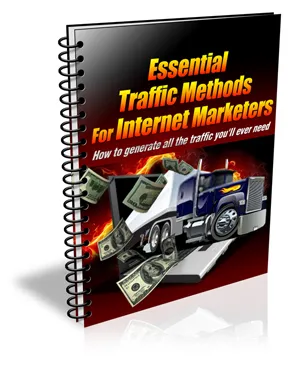 eCover representing Essential Traffic Methods For Internet Marketers eBooks & Reports with Master Resell Rights