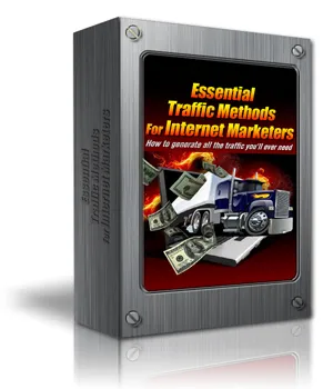 eCover representing Essential Traffic Methods For Internet Marketers eBooks & Reports with Master Resell Rights