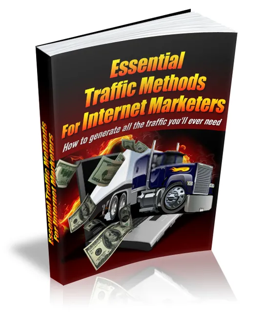 eCover representing Essential Traffic Methods For Internet Marketers eBooks & Reports with Master Resell Rights