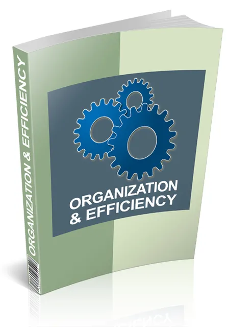 eCover representing Organization & Efficiency eBooks & Reports with Personal Use Rights