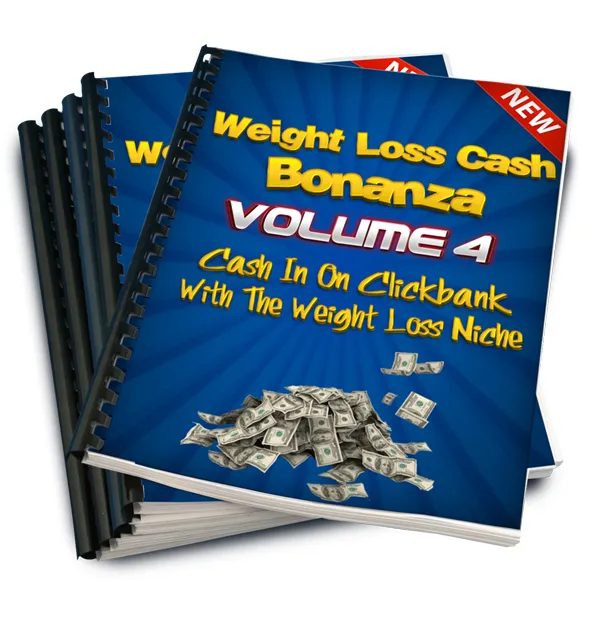 eCover representing CB Weight Loss Cash Bonanza V4 eBooks & Reports/Videos, Tutorials & Courses with Master Resell Rights