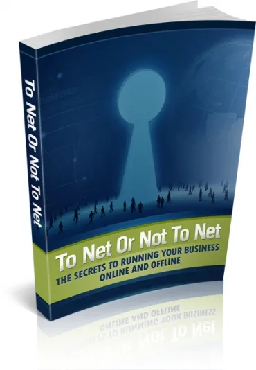 eCover representing To Net Or Not To Net eBooks & Reports with Master Resell Rights