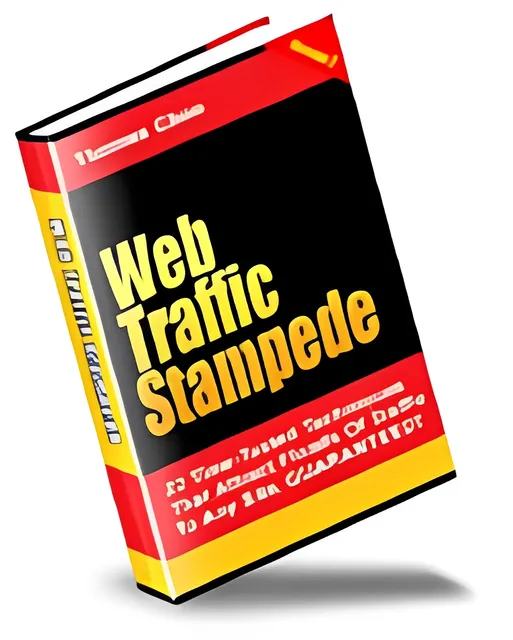 eCover representing Web Traffic Stampede eBooks & Reports with Personal Use Rights