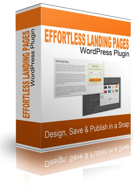 eCover representing Effortless Landing Pages Plugin  with Personal Use Rights