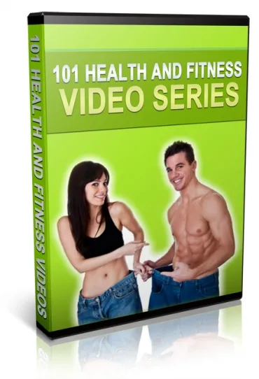 eCover representing 101 Health and Fitness Videos Videos, Tutorials & Courses with Personal Use Rights