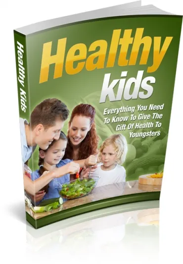 eCover representing Healthy Kids eBooks & Reports with Master Resell Rights
