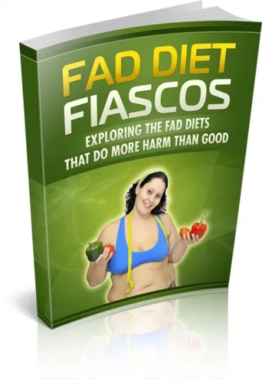 eCover representing Fad Diet Fiasco eBooks & Reports with Master Resell Rights