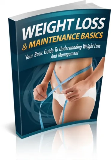 eCover representing Weight Loss And Maintenance Basics eBooks & Reports with Master Resell Rights