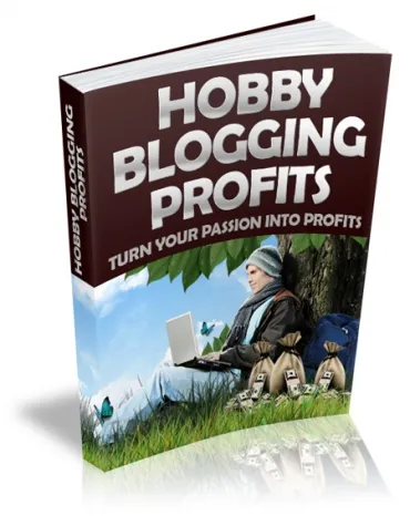 eCover representing Hobby Blogging Profits eBooks & Reports with Master Resell Rights