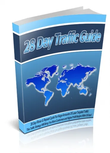 eCover representing 28 Day Traffic Guide eBooks & Reports with Personal Use Rights