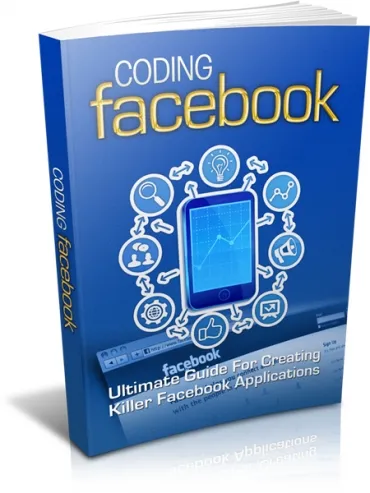 eCover representing Coding Facebook eBooks & Reports with Master Resell Rights
