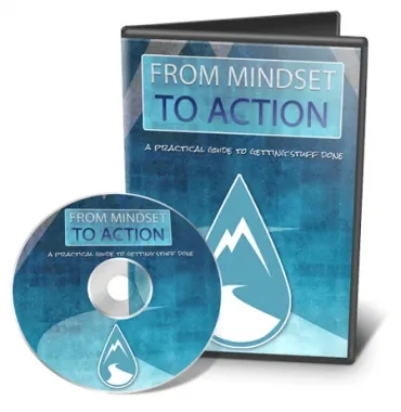 eCover representing From Mindset To Action eBooks & Reports/Videos, Tutorials & Courses with Master Resell Rights