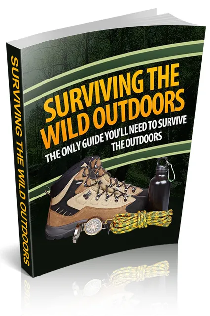 eCover representing Surviving The Wild Outdoors eBooks & Reports with Master Resell Rights