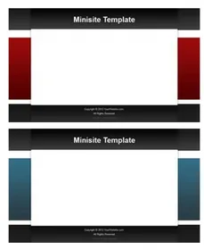 Minisite Templates June 2013 small