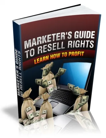 eCover representing Marketers Guide To Resell Rights eBooks & Reports with Master Resell Rights