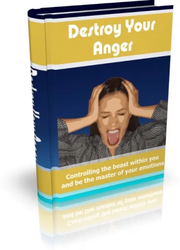 eCover representing Destroy Your Anger eBooks & Reports with Master Resell Rights