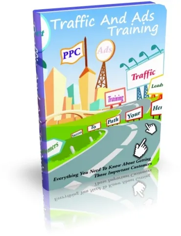 eCover representing Traffic And Ads Training eBooks & Reports with Master Resell Rights