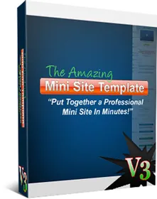 The Amazing Minisite Template Version 3 small