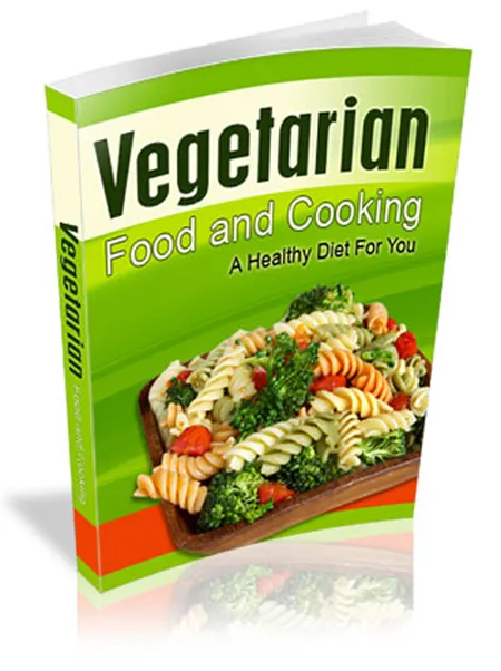 eCover representing Vegetarian Food and Cooking eBooks & Reports with Master Resell Rights