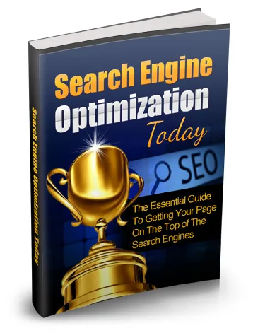 eCover representing Search Engine Optimization Today eBooks & Reports with Master Resell Rights