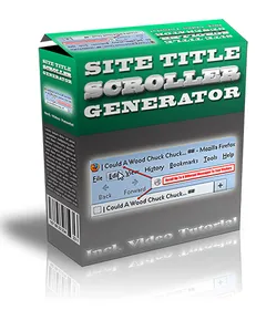 Site Title Scroller Generator small