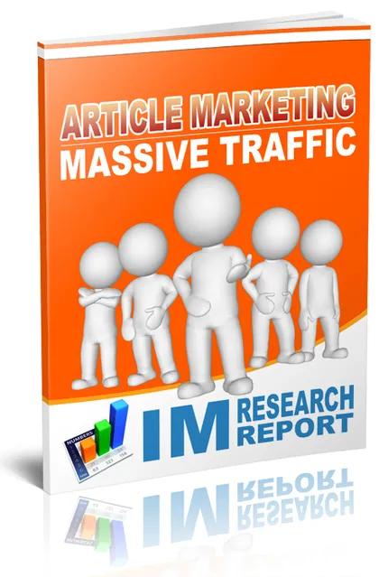 eCover representing Article Marketing Massive Traffic eBooks & Reports with Personal Use Rights