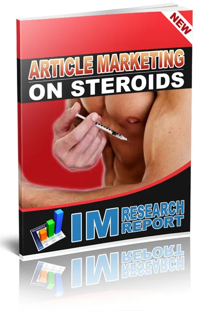eCover representing Article Marketing On Steroids eBooks & Reports with Personal Use Rights
