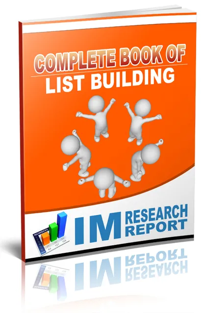 eCover representing Complete Book of List Building eBooks & Reports with Personal Use Rights