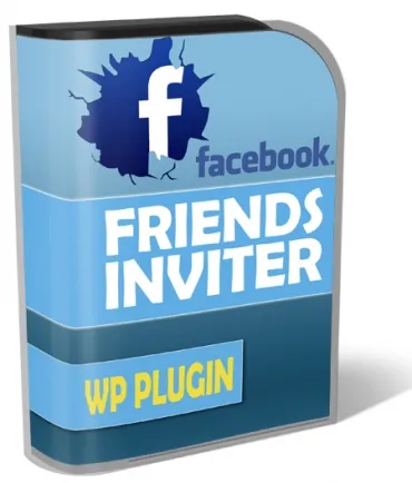 eCover representing Facebook Friends Inviter WP Plugin  with Personal Use Rights
