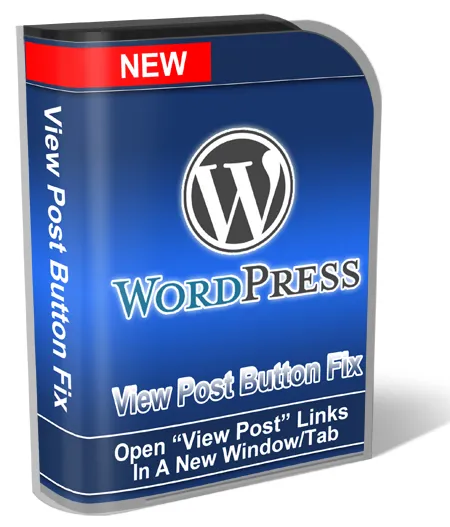 eCover representing View Post Button Fix Plugin  with Private Label Rights