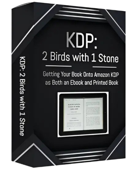 eCover representing KDP: 2 Birds with 1 Stone Videos, Tutorials & Courses with Master Resell Rights